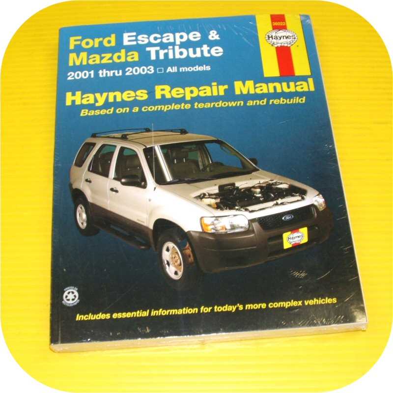 mazda tribute repair manual