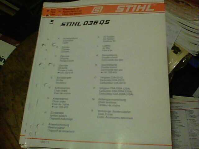 stihl 036 repair manual