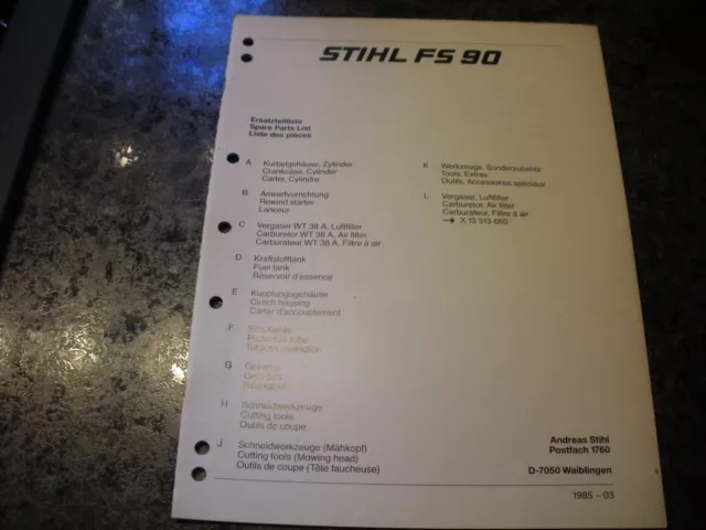 stihl fs 90 repair manual