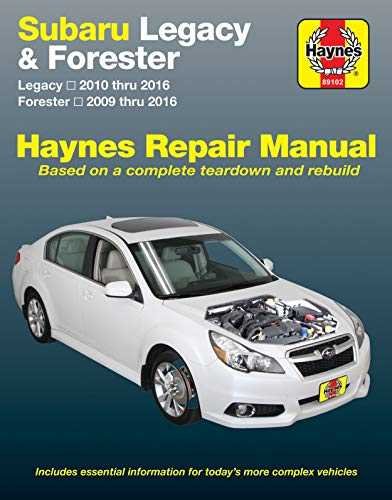 subaru outback repair manual