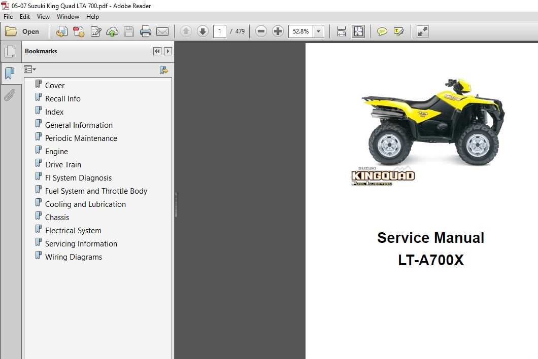 suzuki atv repair manuals