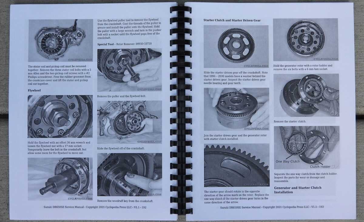 suzuki dr650 repair manual