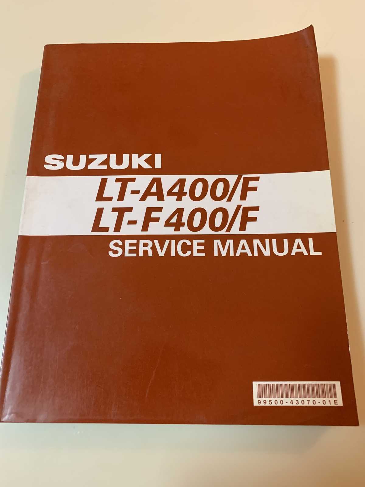 suzuki ltf400 repair manual