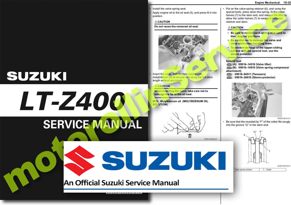 suzuki ltz 400 repair manual