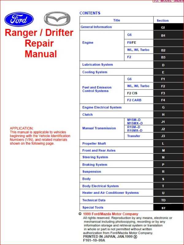 99 ford windstar repair manual