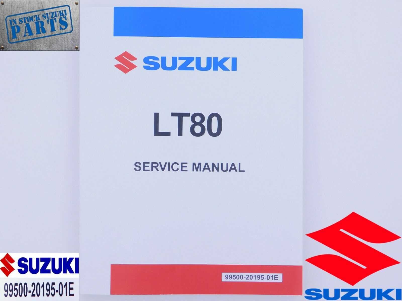 suzuki lt80 repair manual