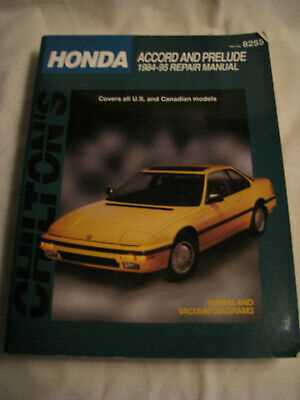 1995 honda accord repair manual