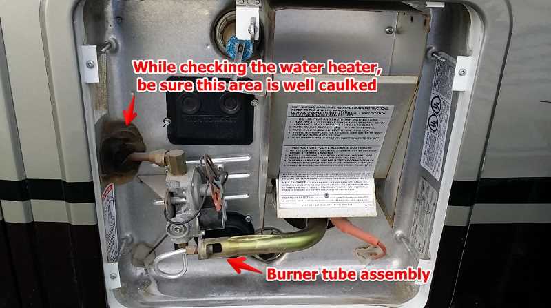 rv water heater repair manual