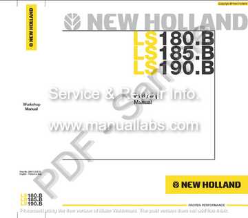 new holland ls190 repair manual