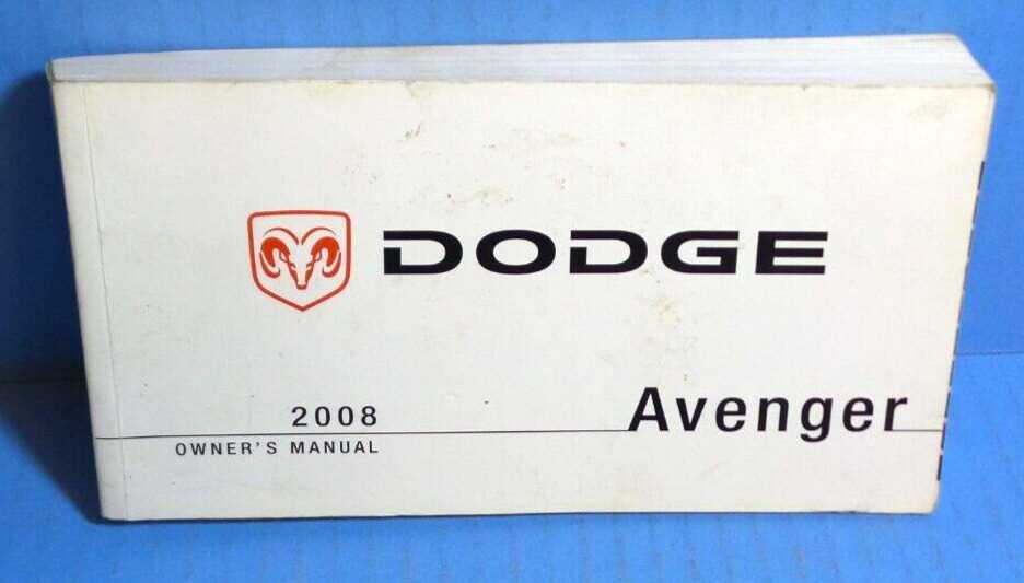 dodge avenger repair manual