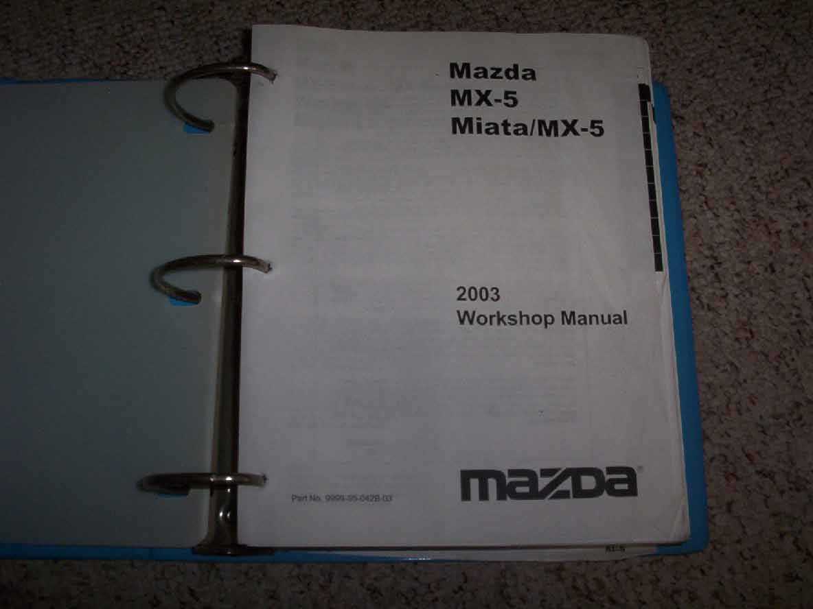 2002 mazda miata repair manual