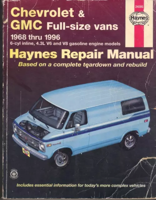 chevrolet g20 van repair manual