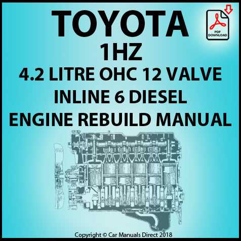 toyota 1dz ii engine repair manual