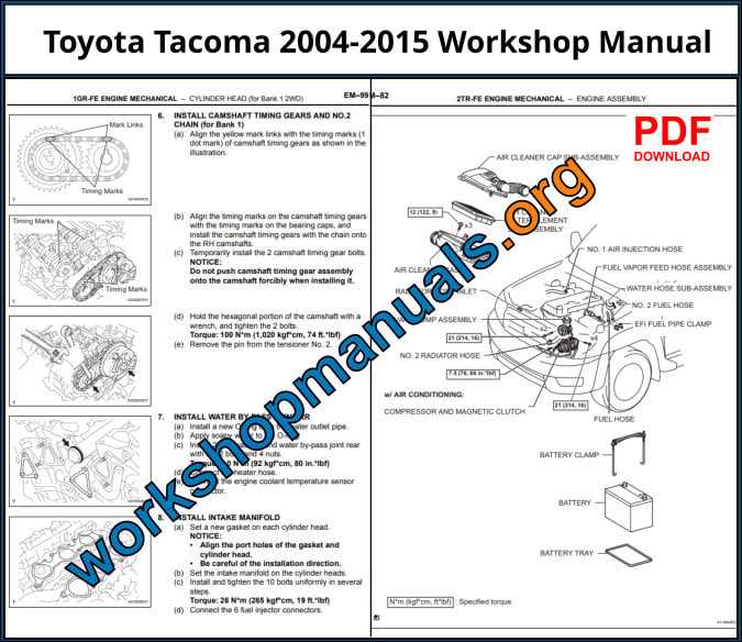 toyota 2tr fe engine repair manual