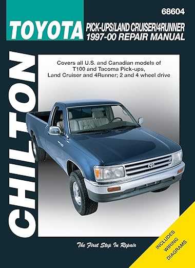 toyota 4runner repair manual