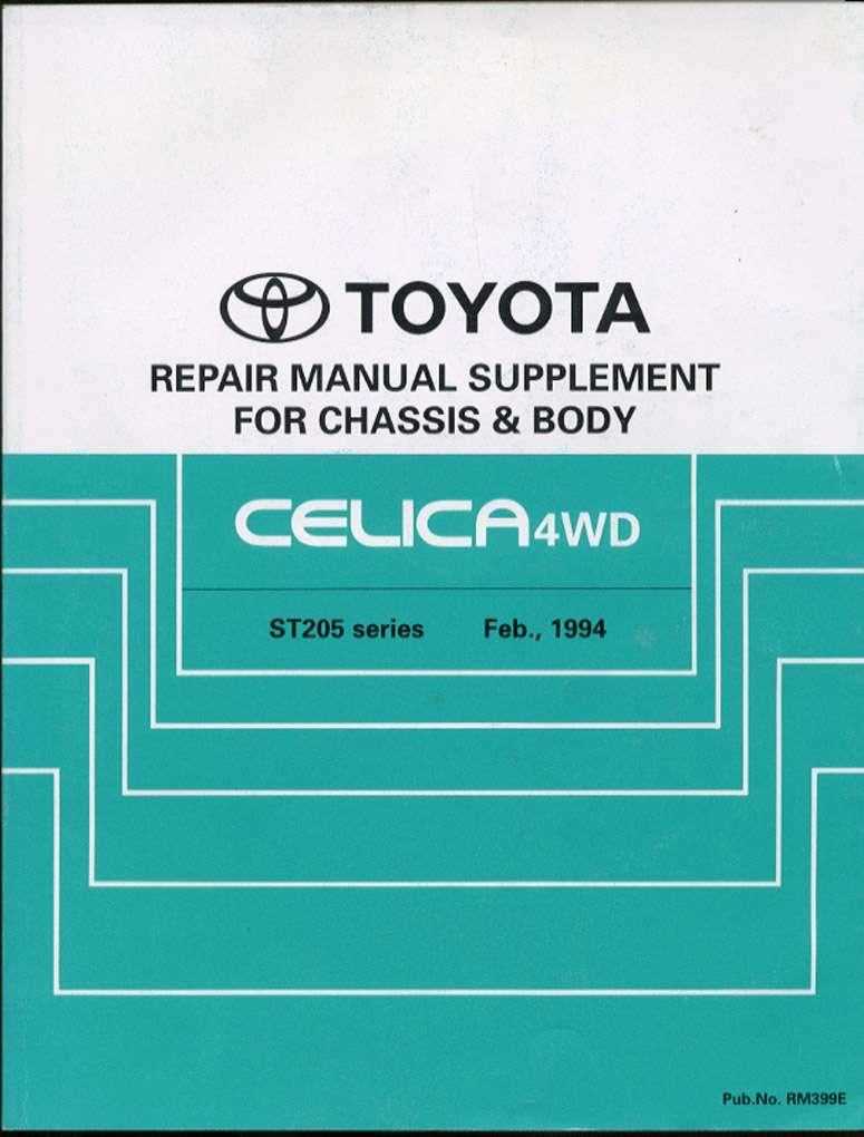 toyota collision repair manual