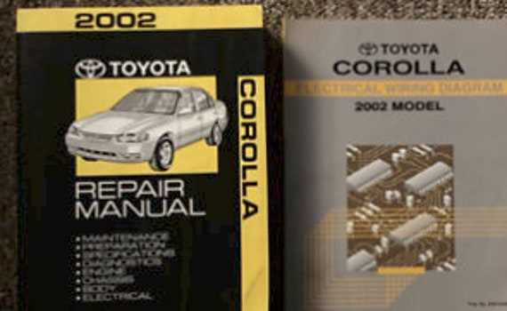 toyota corolla repair manual