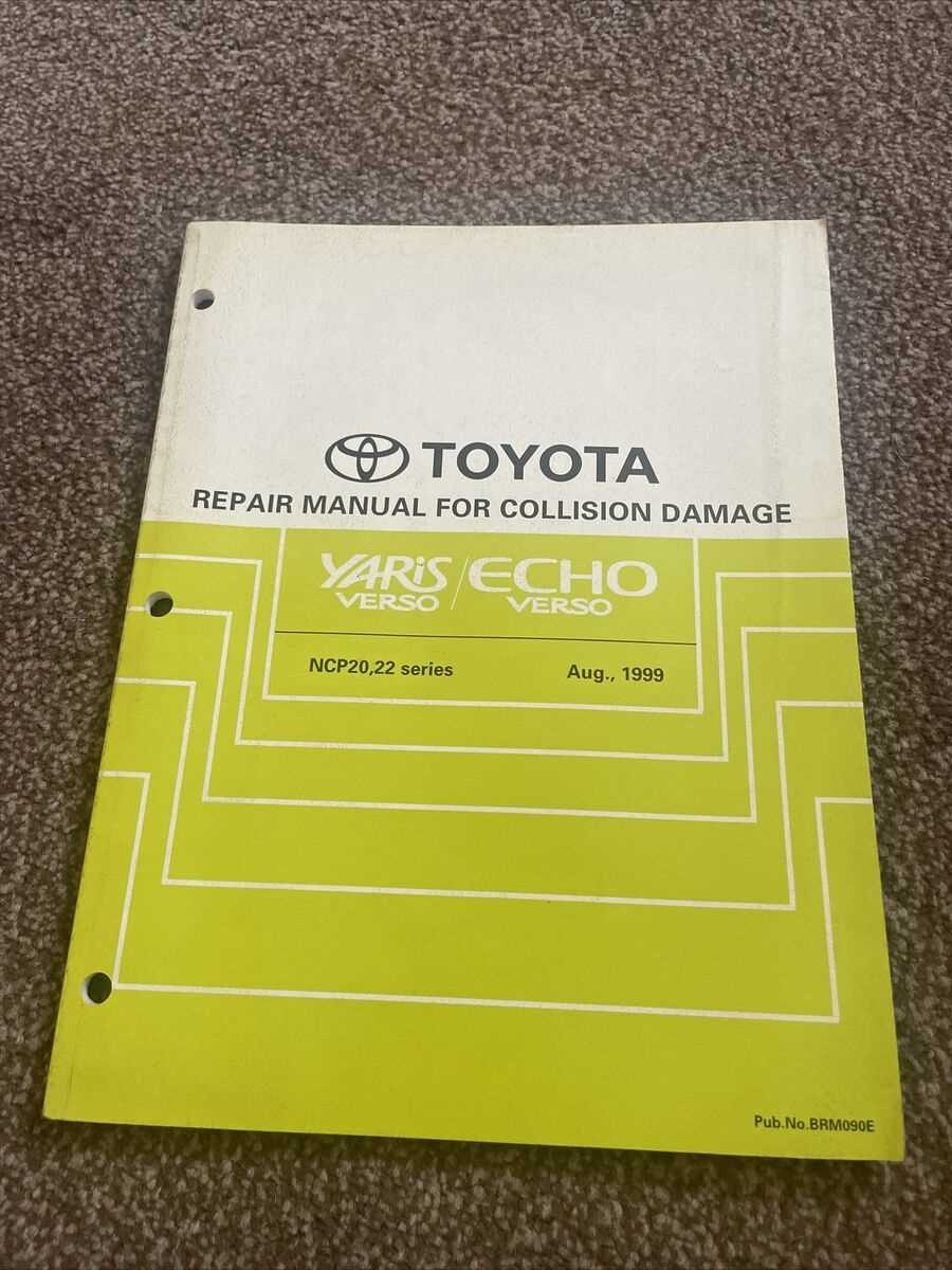 toyota echo yaris automotive repair manual 1999 2011