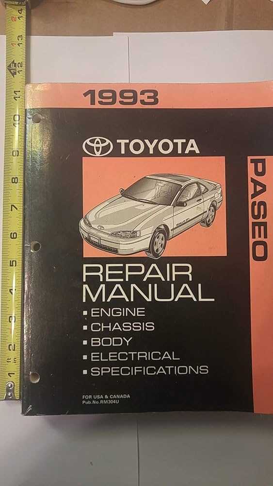 toyota paseo repair manual