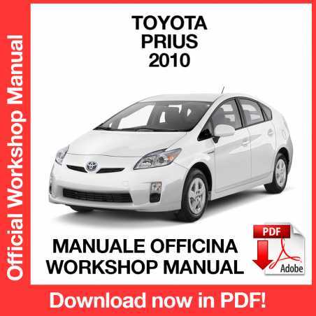 toyota prius 2010 service repair manual