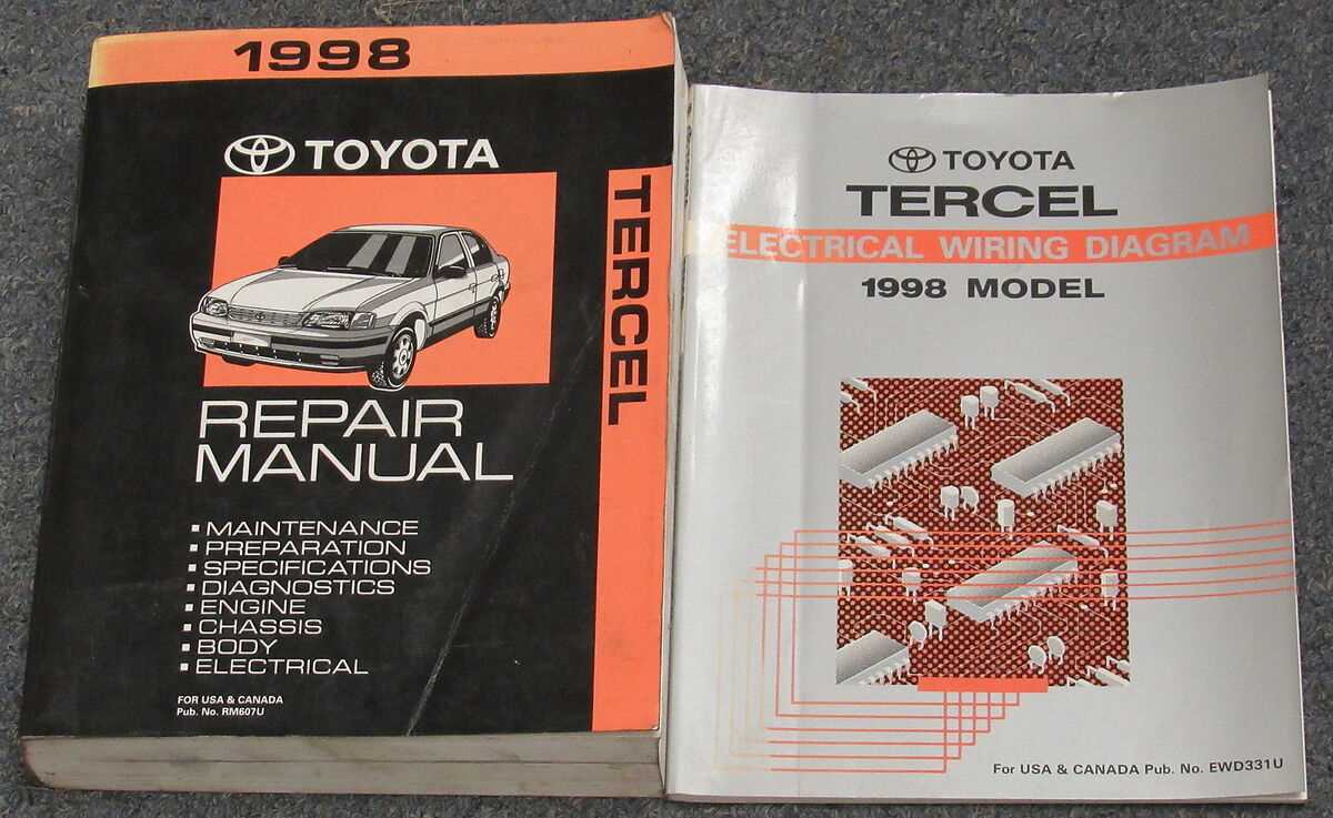 toyota tercel 1998 repair manual