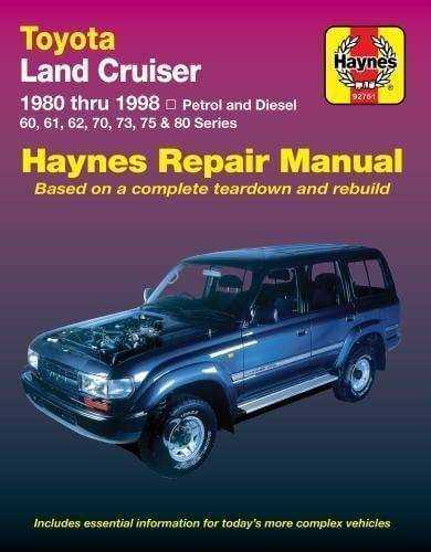 toyota vehicle repair manual