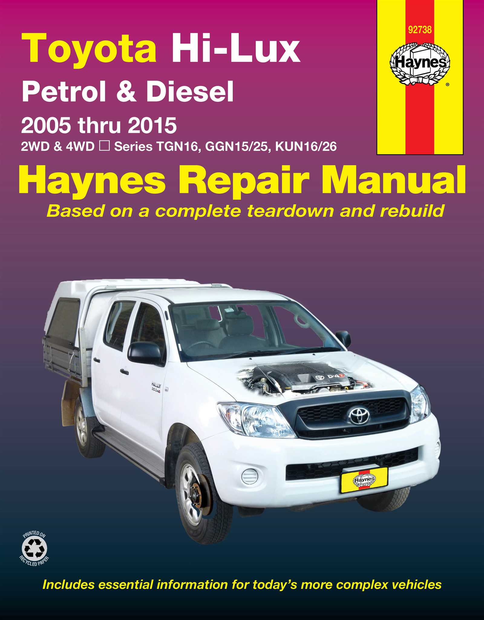 toyota vehicle repair manual