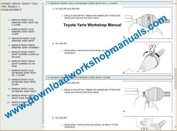 toyota vios service repair manual