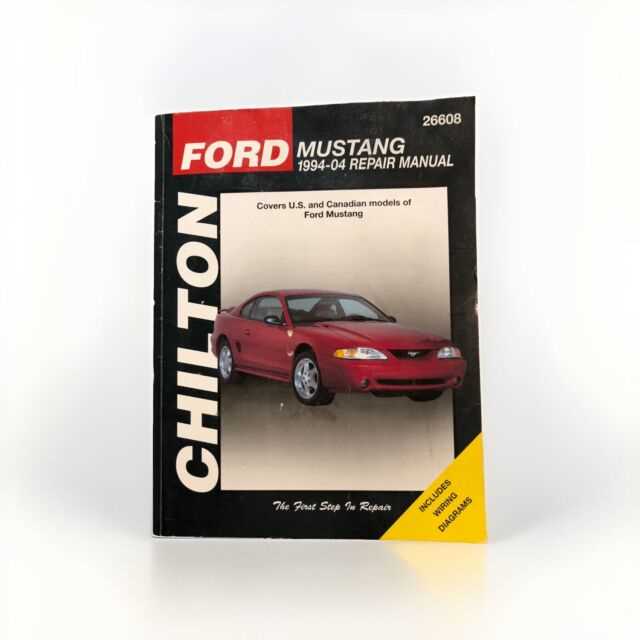 1995 ford mustang repair manual