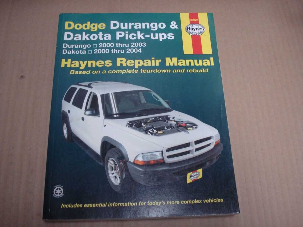 2007 dodge durango repair manual