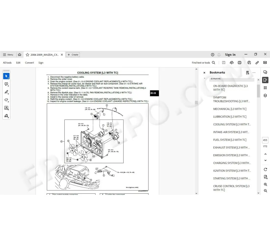 2010 mazda cx 7 repair manual