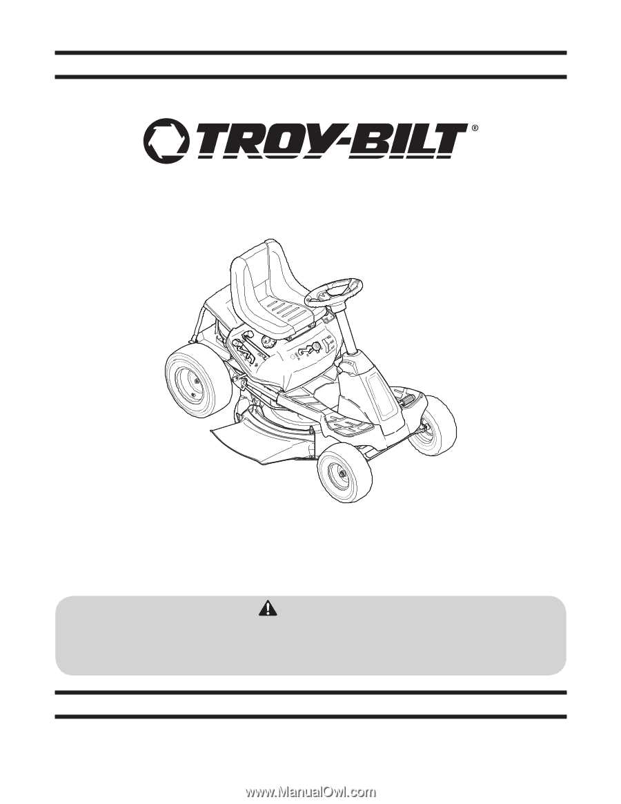 troy bilt tb30r repair manual