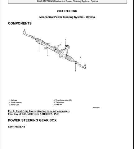 2008 kia optima repair manual