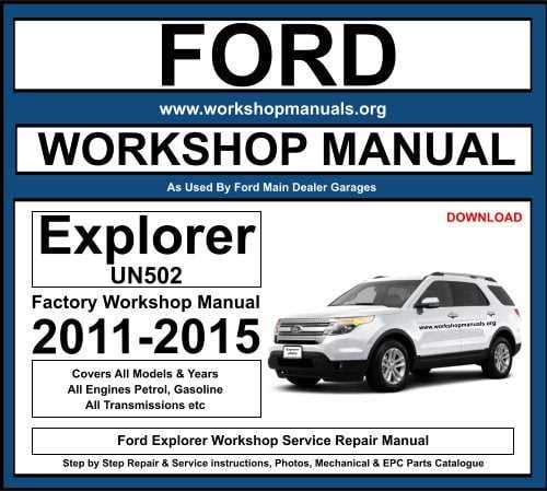 2008 ford explorer repair manual