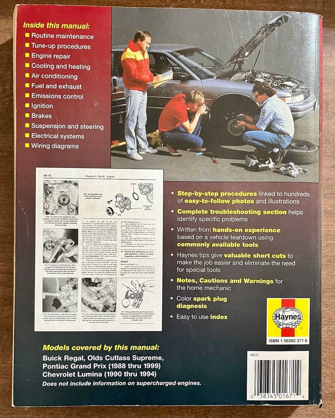 2000 pontiac grand prix repair manual