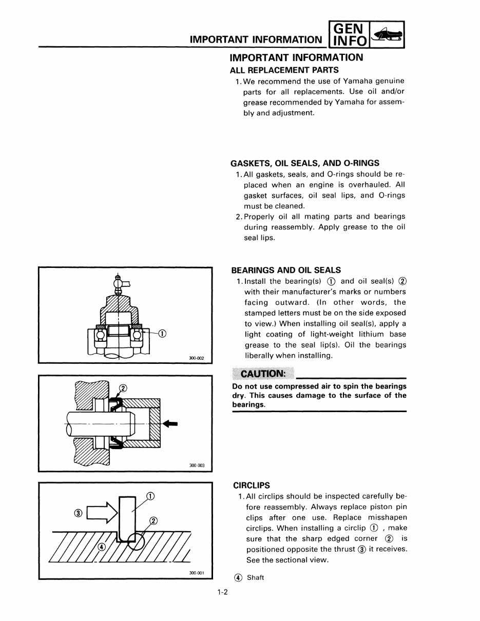 yamaha snowmobile repair manuals