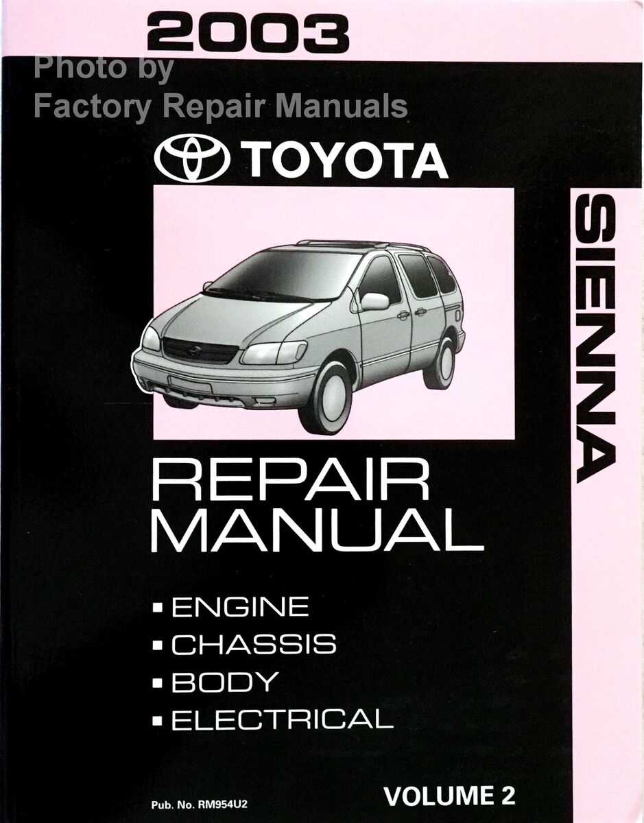 2002 toyota sienna repair manual