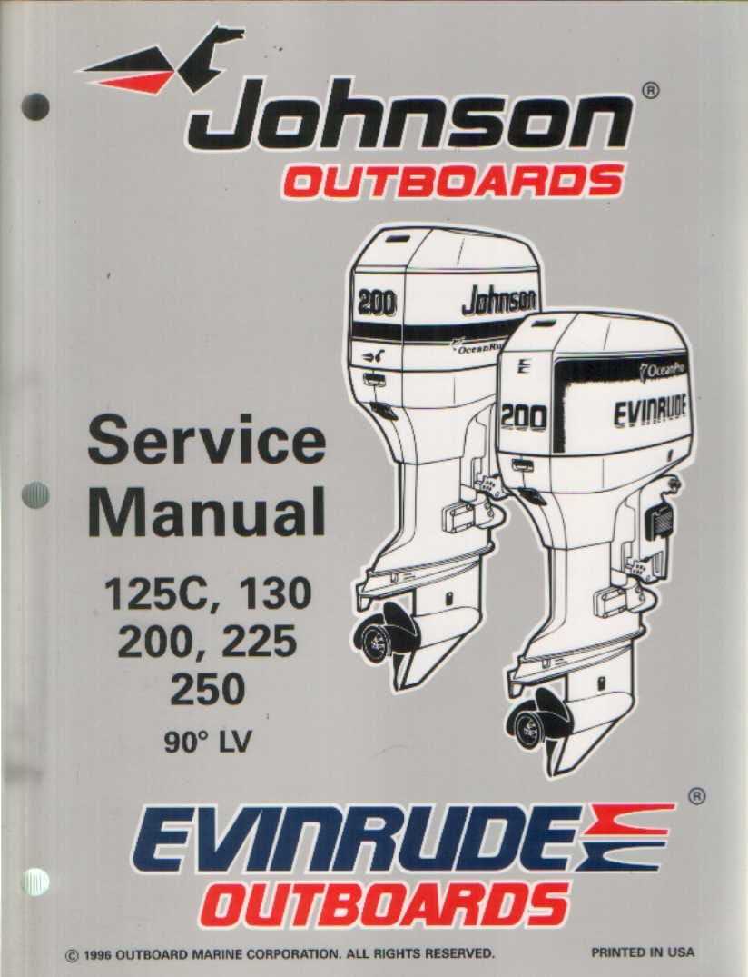 evinrude outboard motor repair manual