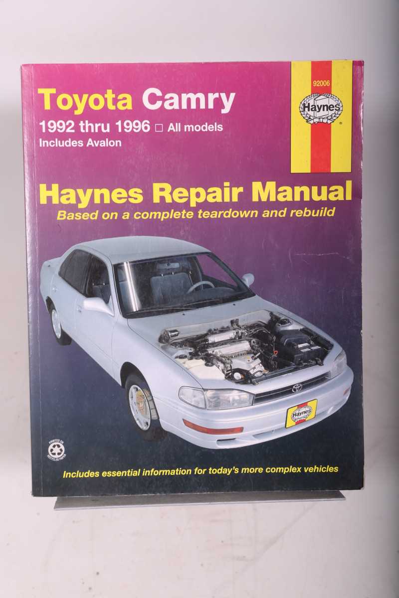 1994 toyota camry repair manual