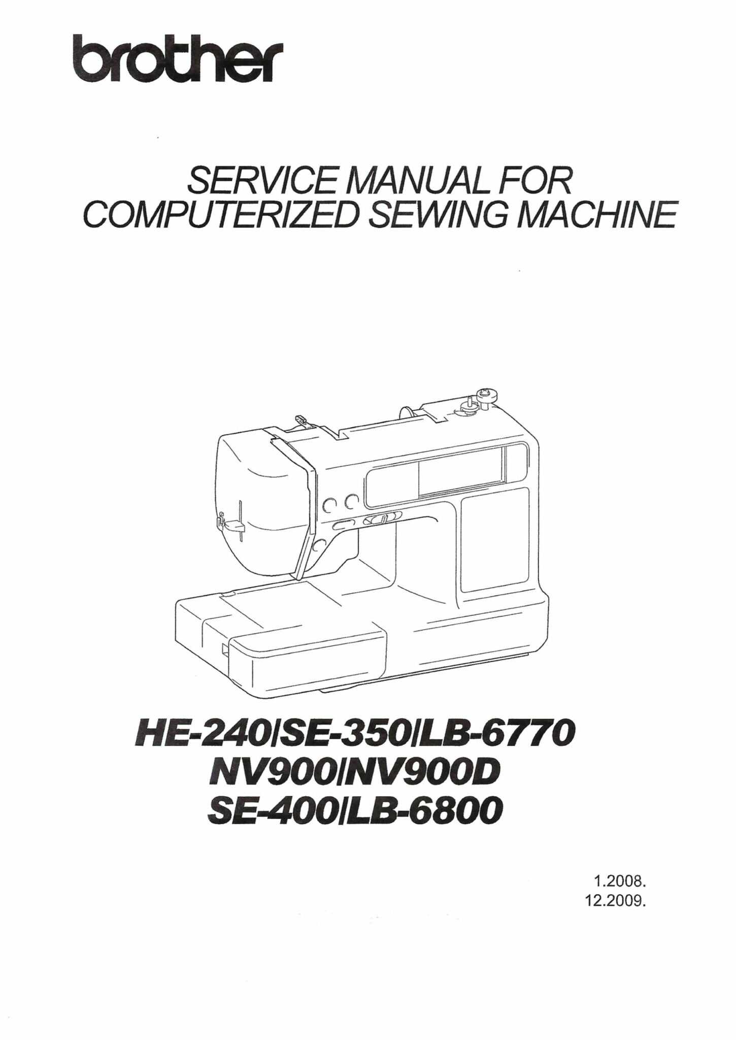 embroidery machine repair manual