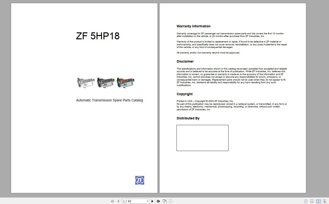 zf 6wg200 transmission repair manual