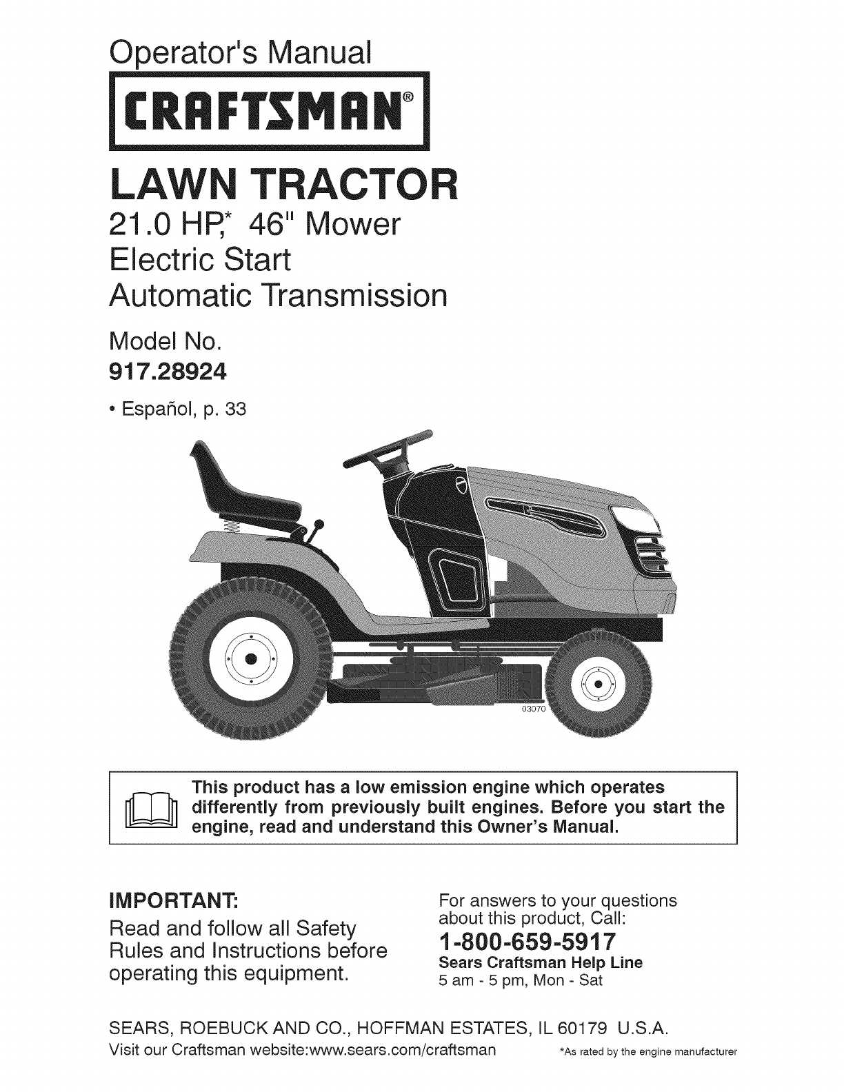 craftsman dlt 3000 repair manual