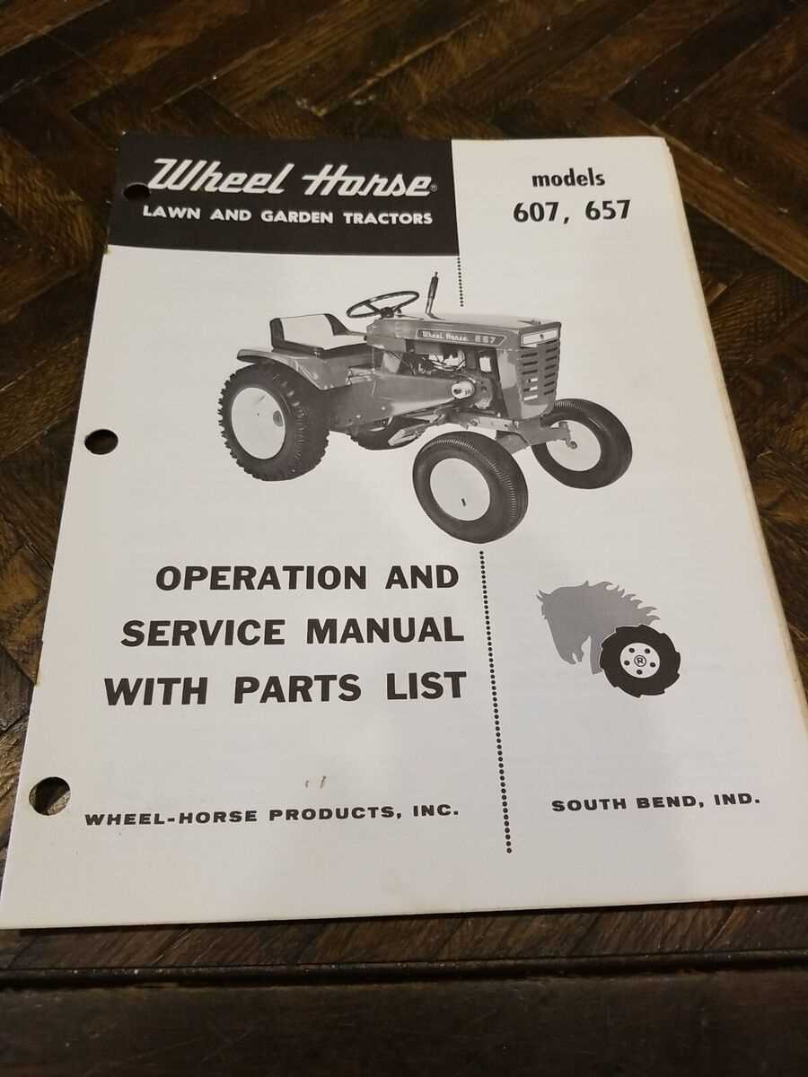 wheel horse repair manual