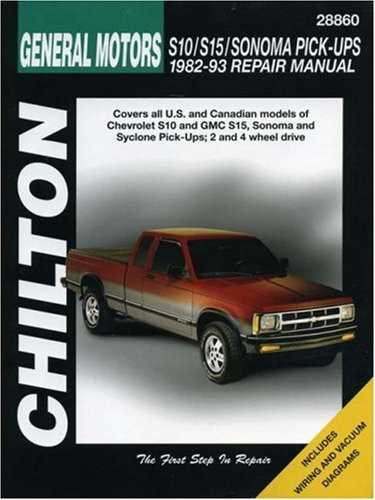 chevy s10 repair manual