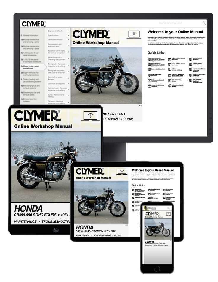 honda cb550 repair manual