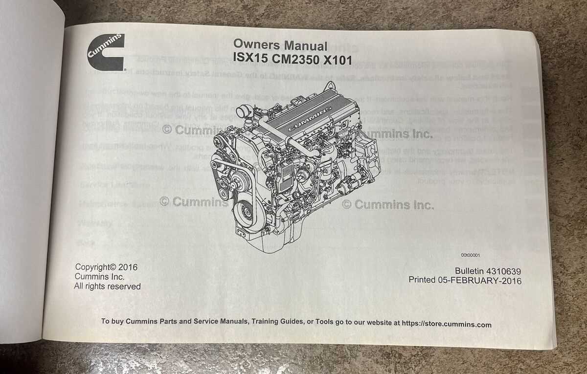 cummins isx 15 repair manual