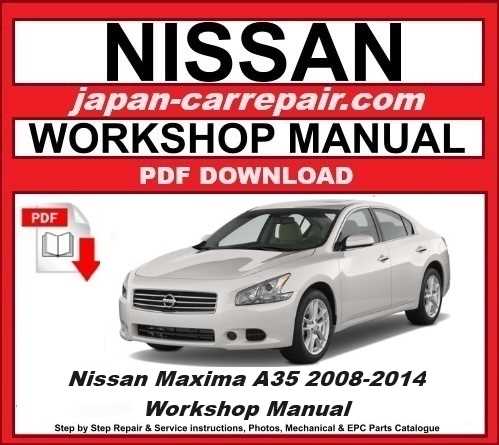 2014 nissan maxima repair manual