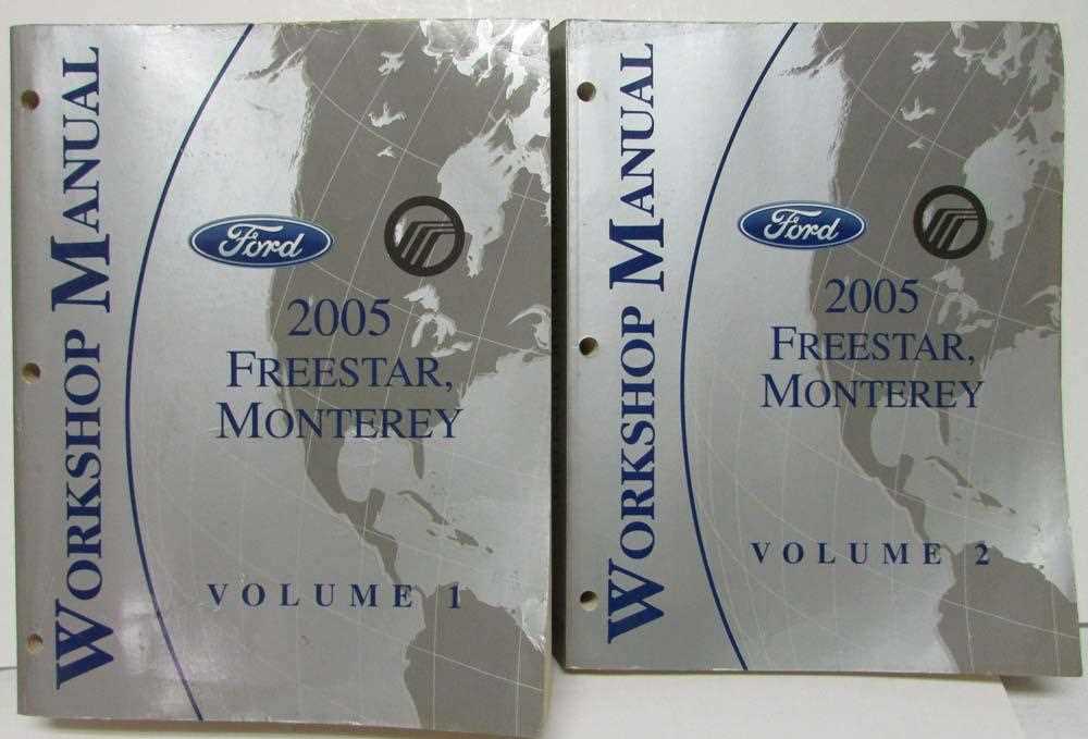 2005 ford freestyle repair manual