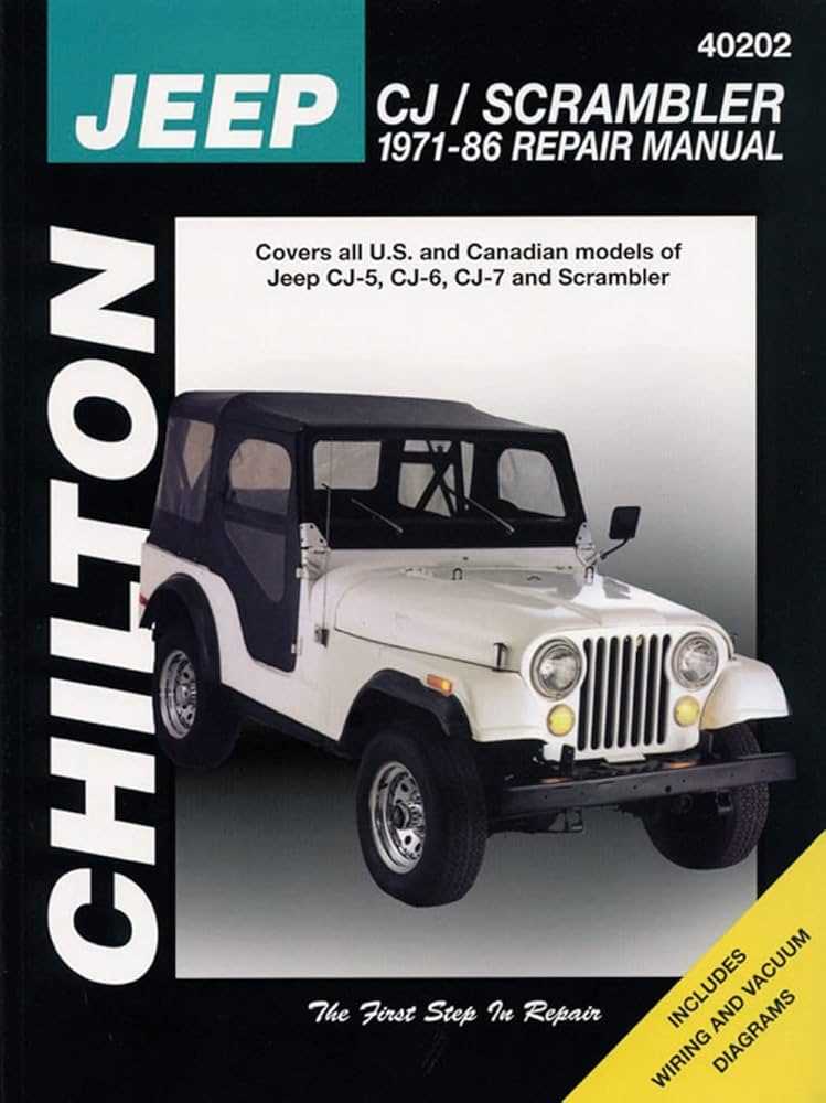 chilton jeep wrangler repair manual