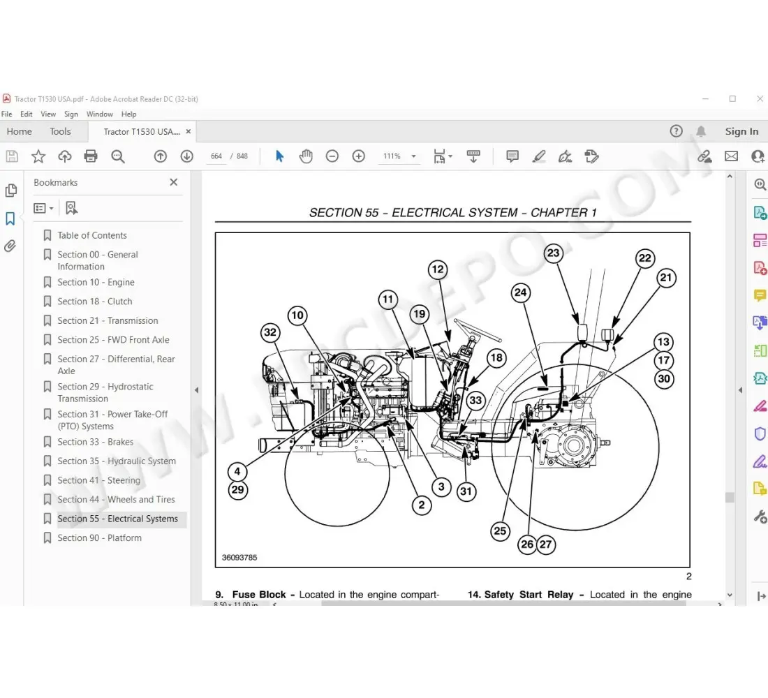 new holland t1510 repair manual